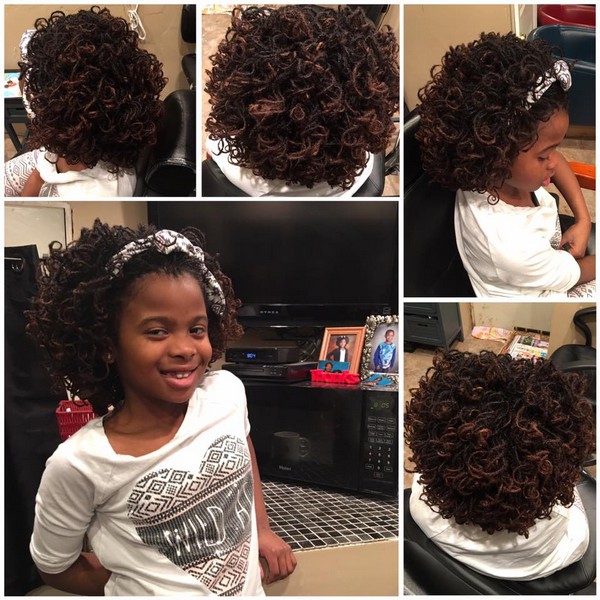 Lots of Locs natural hair styling portfolio collage